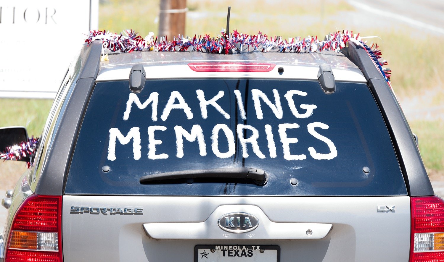 Vehicles were all decked out for the “Making Memories” parade.
